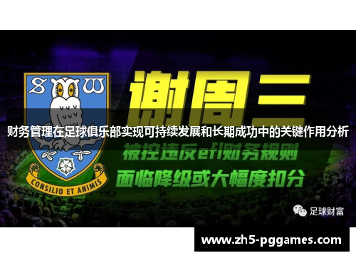 财务管理在足球俱乐部实现可持续发展和长期成功中的关键作用分析